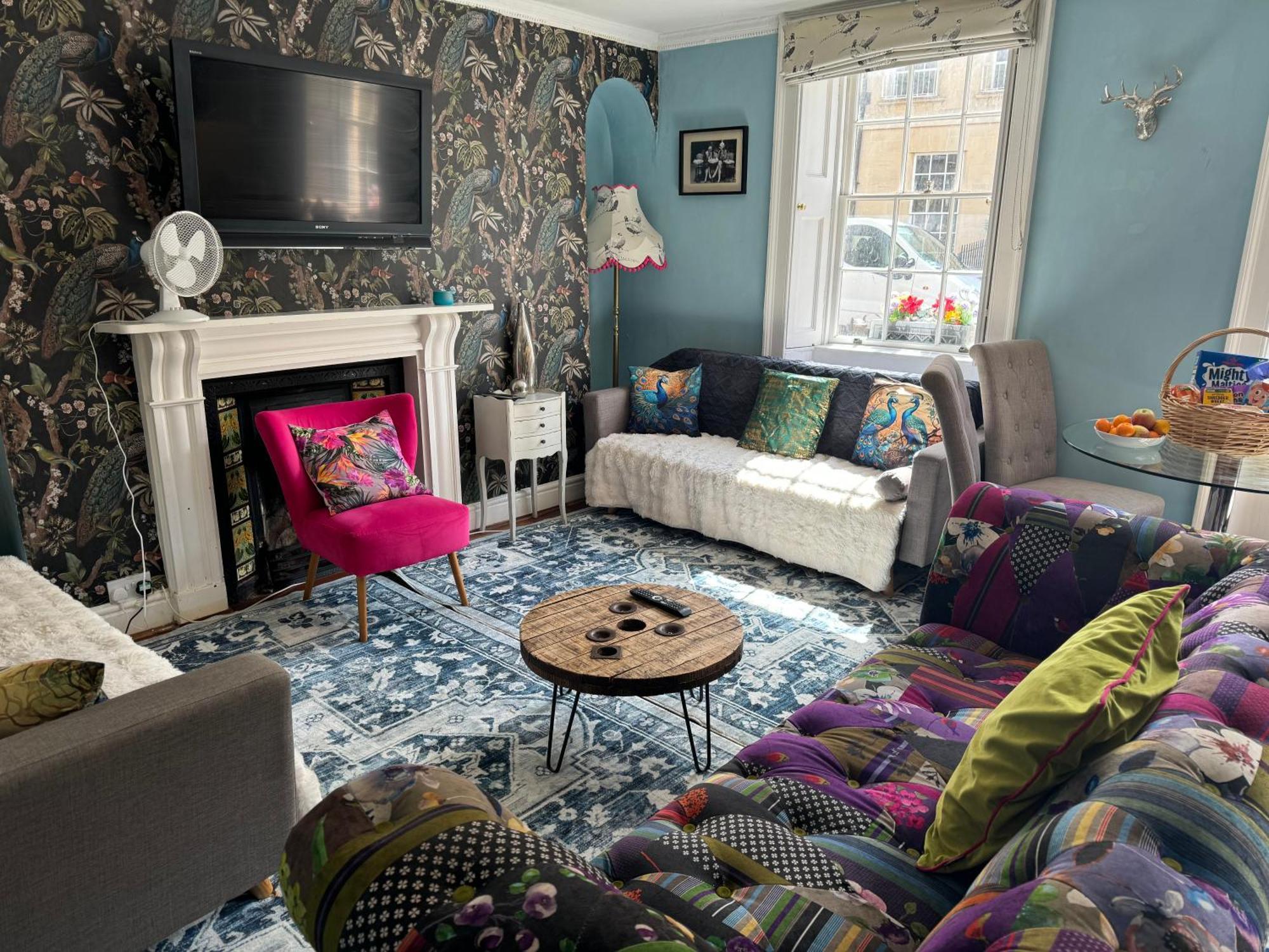 City Centre - Rivers Street, Quiet 2 Bed Ground Floor Georgian Garden Apartment Bath Eksteriør billede